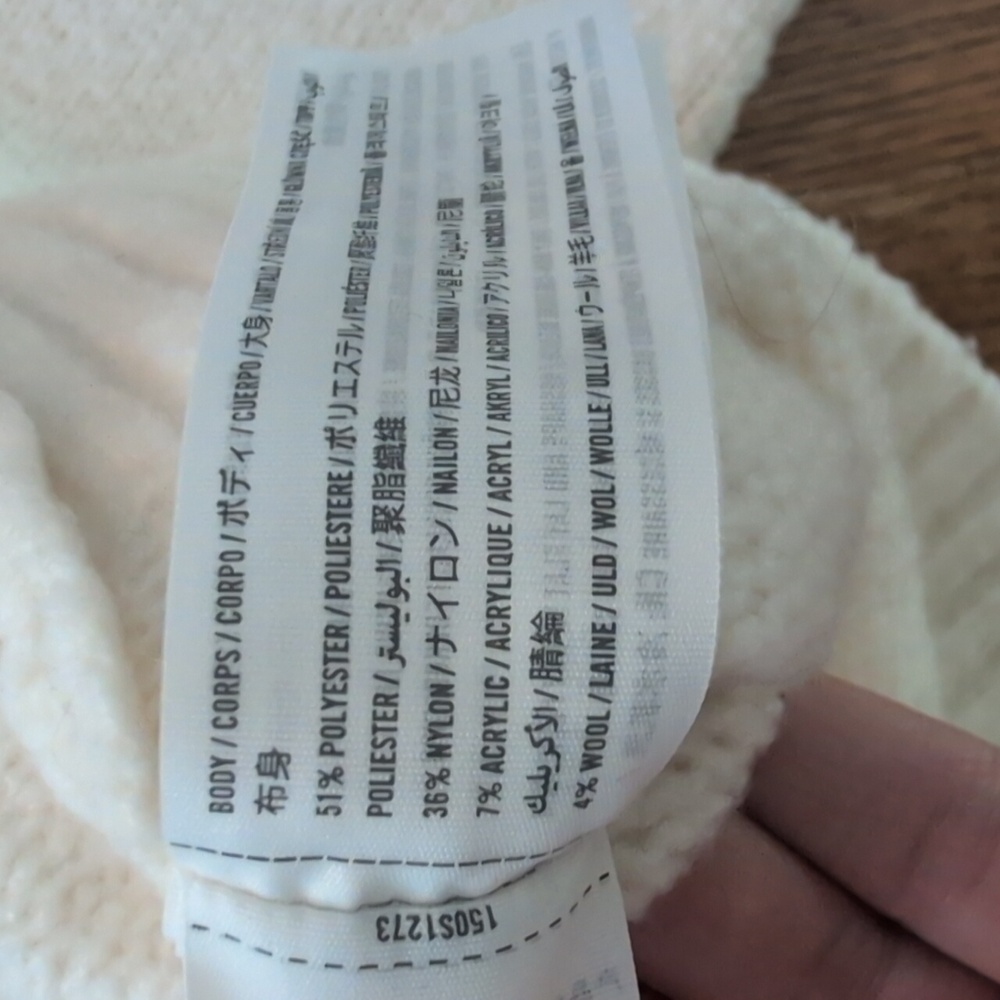 Abercrombie & Fitch Cream Button-Up Cardigan - Picture 5 of 6